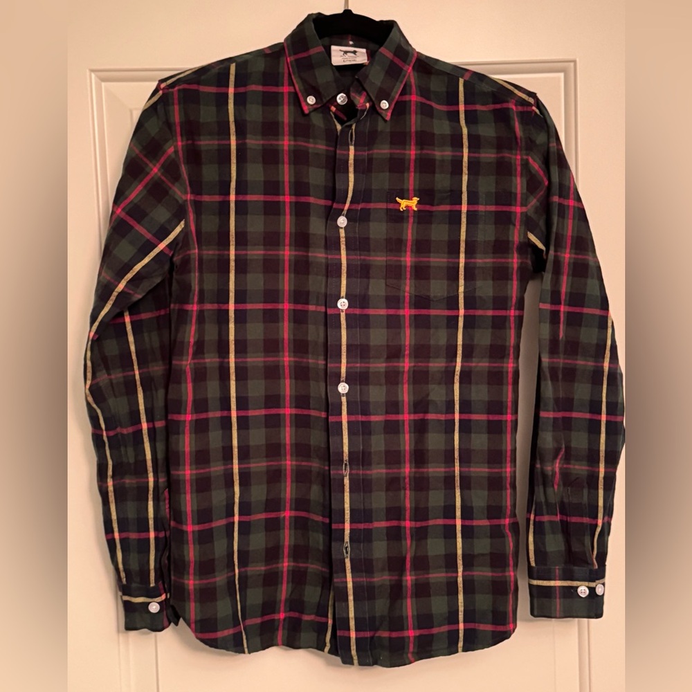 Boy’s 14/16 Jack Thomas Plaid Button-Up Shirt